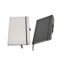 PU A5 Notebook with pen loop