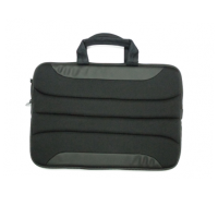Black Neoprene Laptop Bag 15.6"
