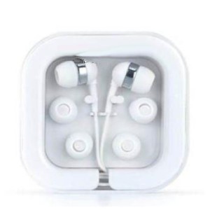 3.5mm White Earphone in PVC Box