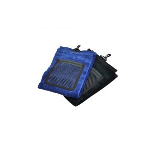Cotton golf towel with net