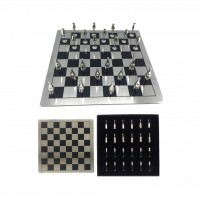 Magnetic Champagne Checkers Set