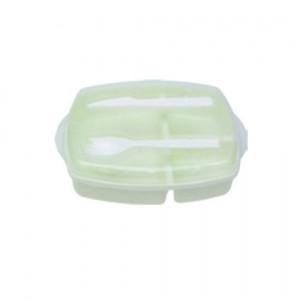 Catering Transparent Lunchbox Set With Cutlery Holder