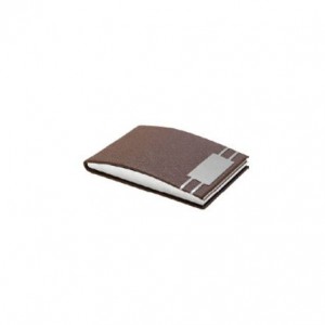 PU Brown Name Card Holder