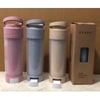 Straw Wheat Bottle with Phone Holder
