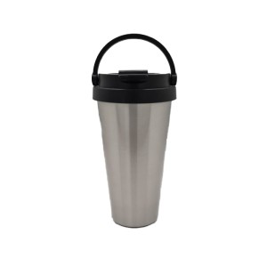 Shinetub Silver Tumbler with Handle 450ml