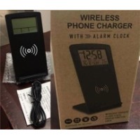 Wireless Phone Charger with Clock